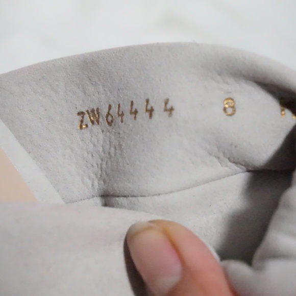 🆕STUART WEITZMAN Suede Espadrille Wedge Bow Gray - Picture 6 of 8